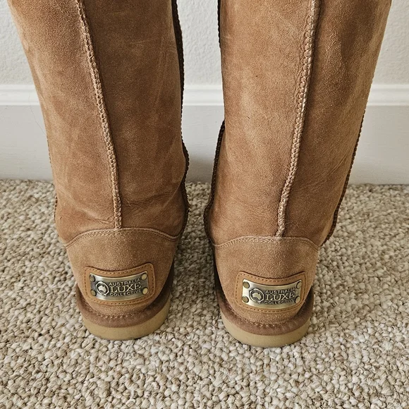 Australia Luxe Collective Tan Suede Boots - Picture 1 of 4